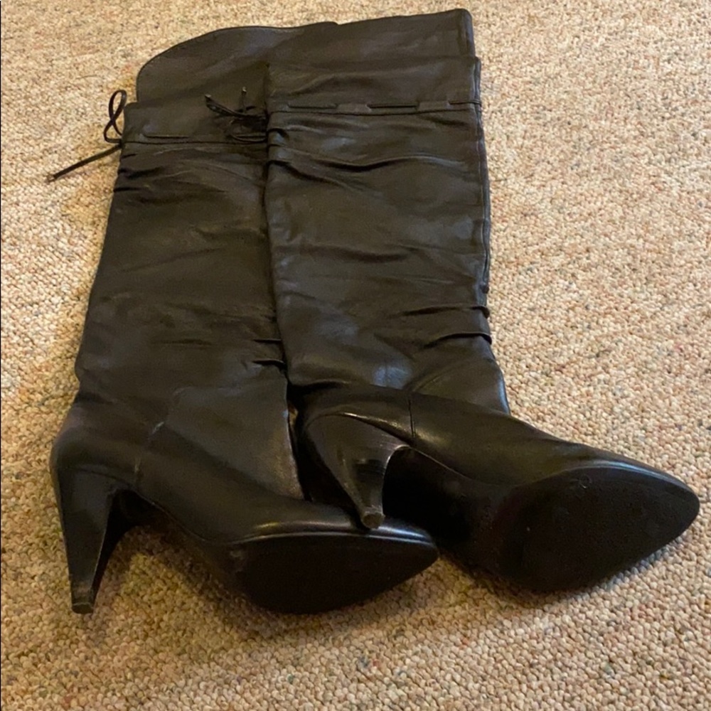 Guess Knee High Black Boots